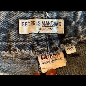 Vintage Guess Crop Zipper jeans Size 30